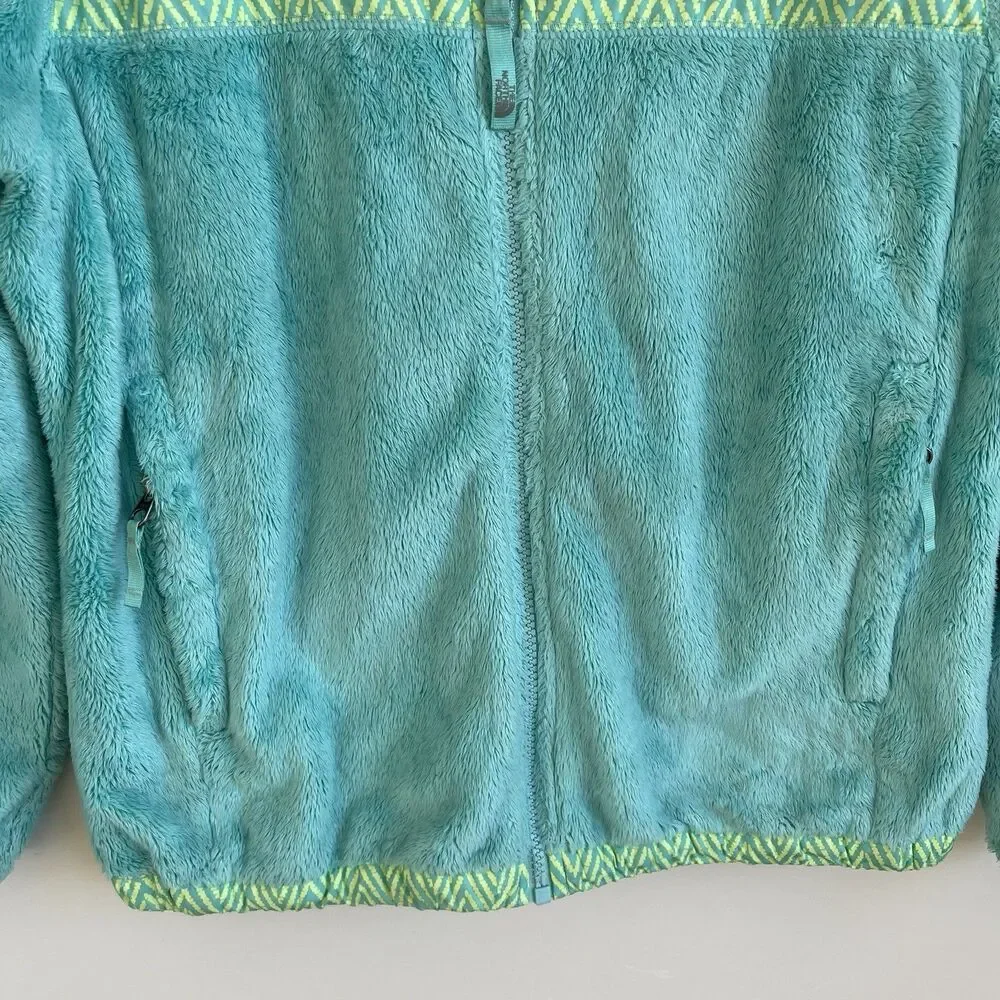 The North Face Girls Denali Thermal Fleece Jacket -‎ Mint Blue- Large 14/16